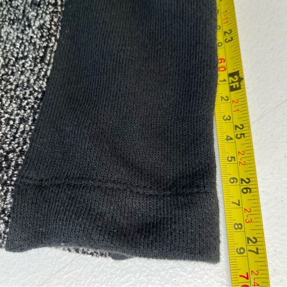 Lou and Grey Colorblock Gray Tweed Look Front Panel Black Sweater Dress Women XS - Picture 11 of 13